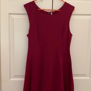 Free People Magenta A Line Dress with Back Zipper